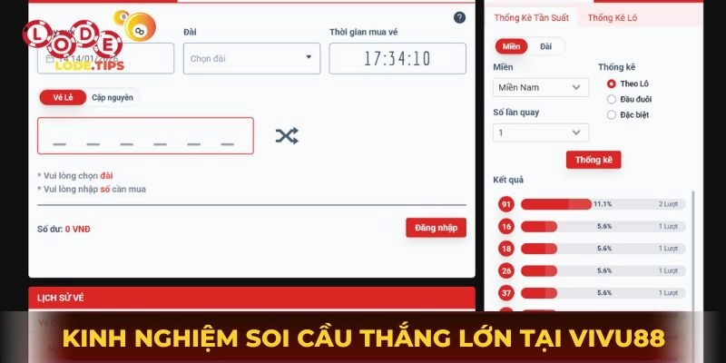 Bỏ túi kinh nghiệm soi cầu thắng lớn tại Vivu88