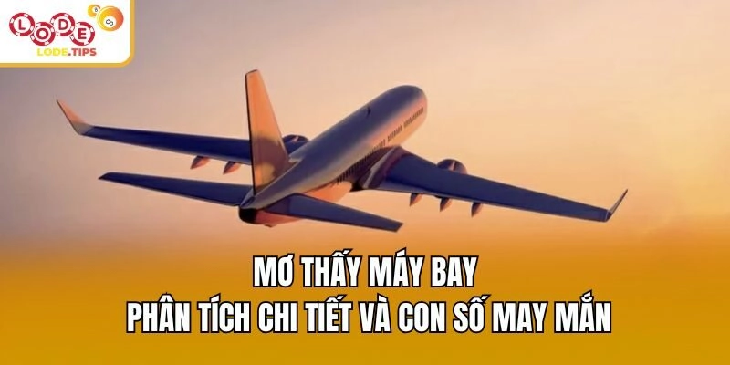 Mơ Thấy Máy Bay - Phân Tích Chi Tiết Và Con Số May Mắn